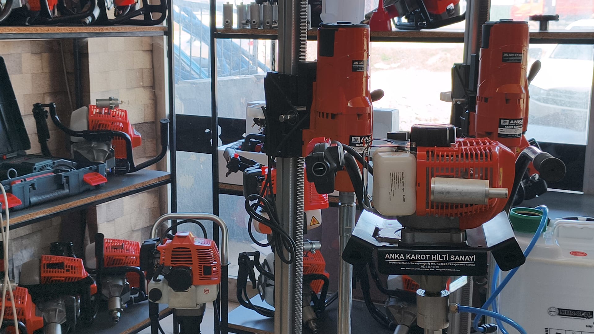 3.5 Kısa Redüktörlü Benzinli Sondaj Makinesi